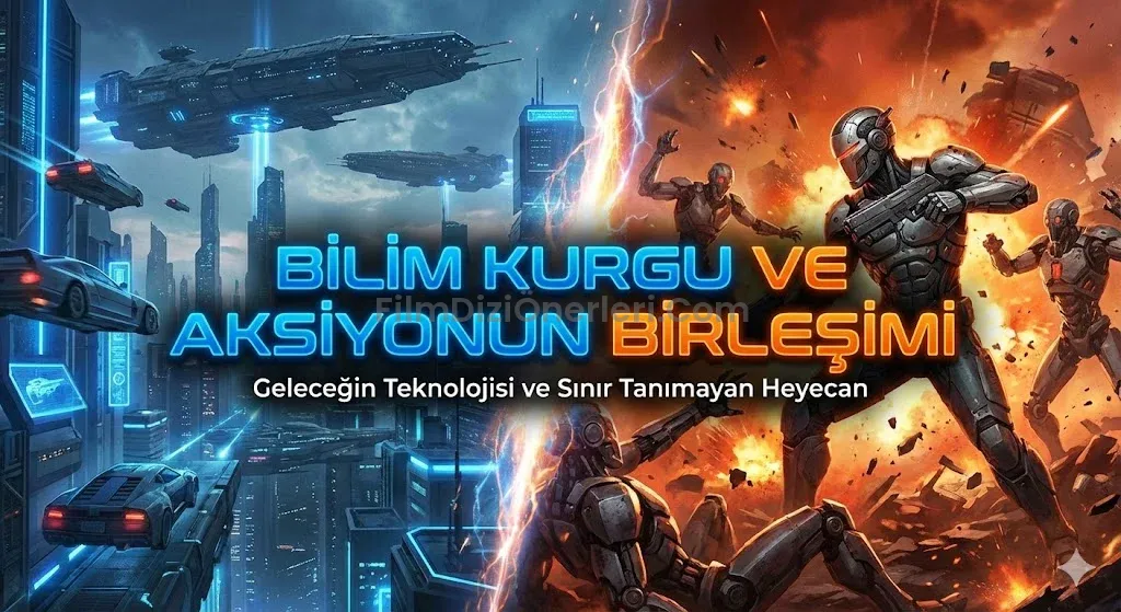 Bilim kurgu ve aksiyonun birleşimi diziler &ndash; futuristik sahneler, yüksek gerilim, zaman yolculuğu ve teknoloji temalı aksiyon yapımları
